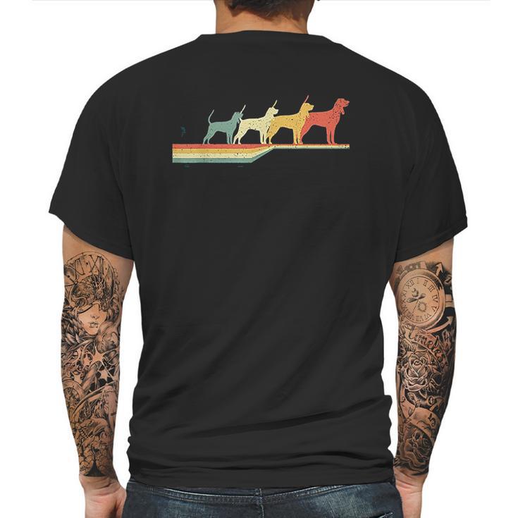 Redbone Coonhound Lover Mens Back Print T-shirt