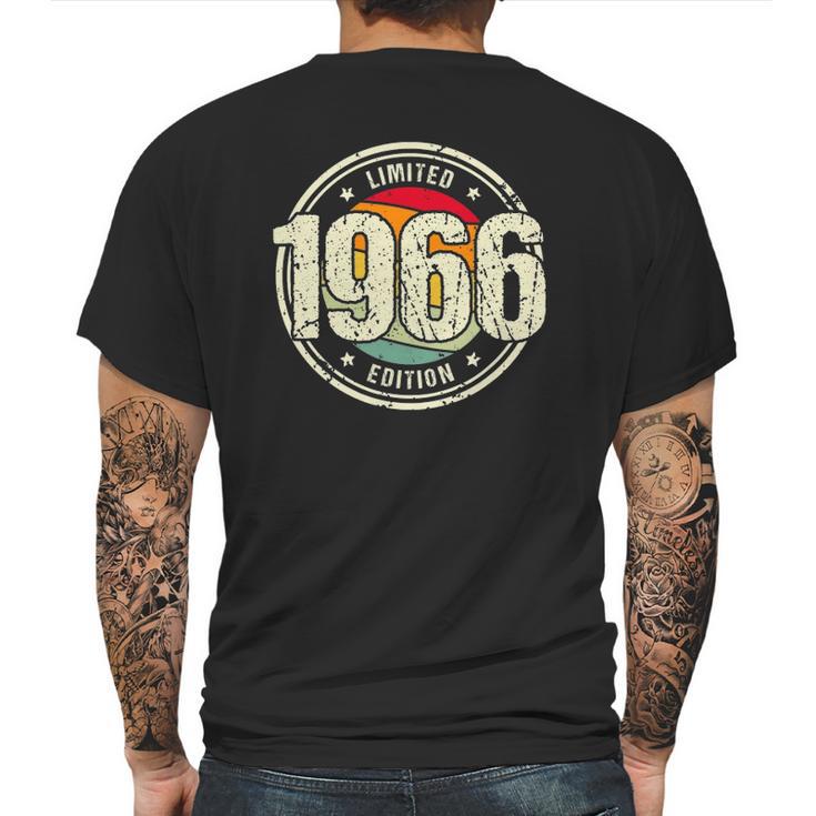 Retro 56 Years Old Vintage 1966 Limited Edition 56Th Birthday Mens Back Print T-shirt