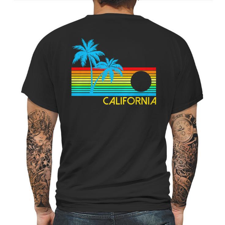 Retro California Logo Mens Back Print T-shirt