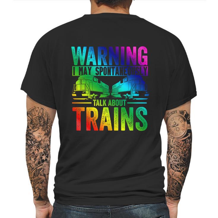 Retro Trains Gift Train Models Trainspotting Trainspotter Gift Graphic Design Printed Casual Daily Basic Mens Back Print T-shirt