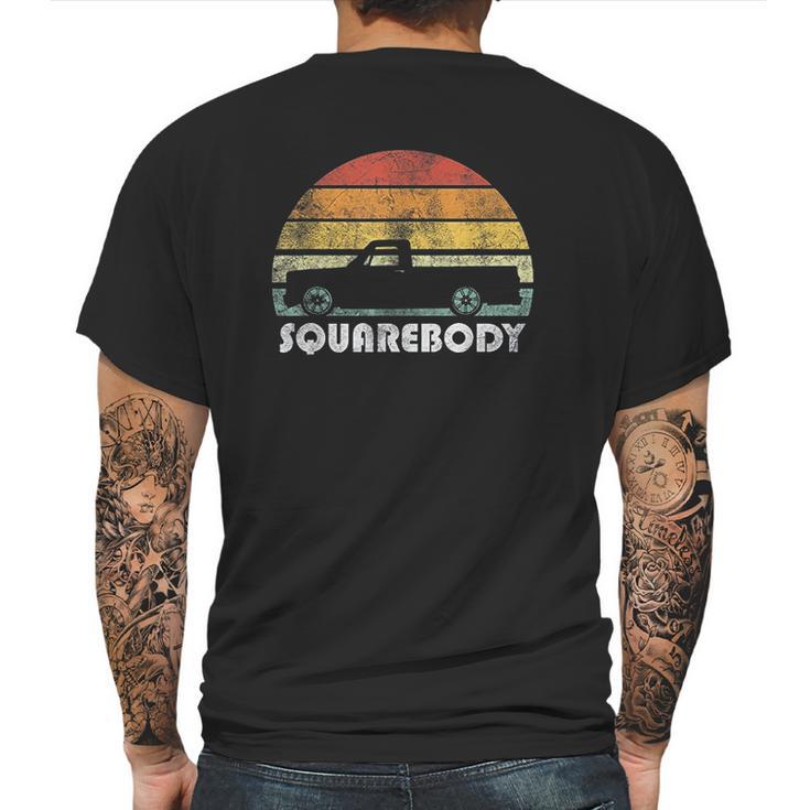 Retro Vintage Pickup Truck Squarebody Mens Back Print T-shirt