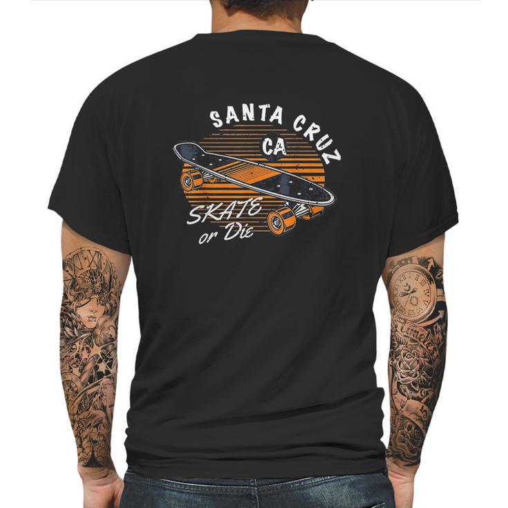 Retro Vintage Santa Cruz California Skateboard Street Wear Mens Back Print T-shirt