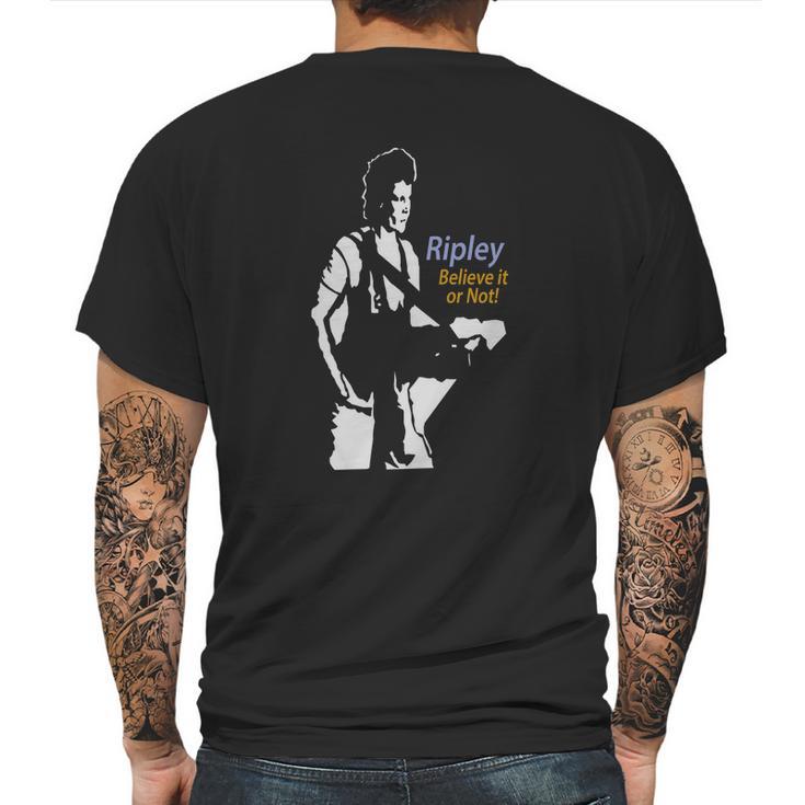 Ripley From Aliens Mens Back Print T-shirt