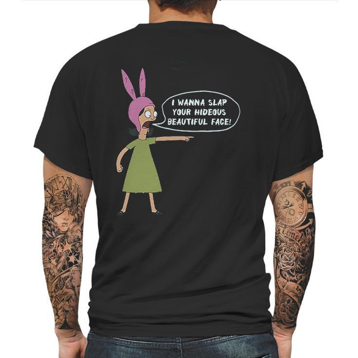 Ripple Junction Bobs Burgers I Wanna Slap Your Face Adult Mens Back Print T-shirt