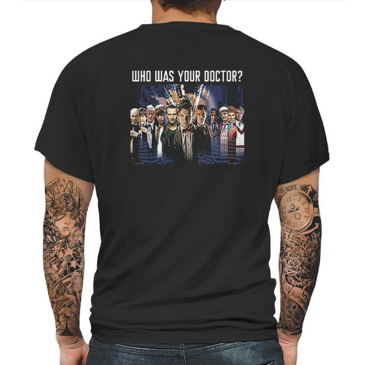 Ripple Junction Doctor Who Who Was Your Doctor Mens Back Print T-shirt