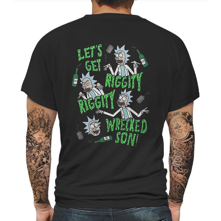 Ripple Junction Rick And Morty Riggity Riggity Wrecked Mens Back Print T-shirt