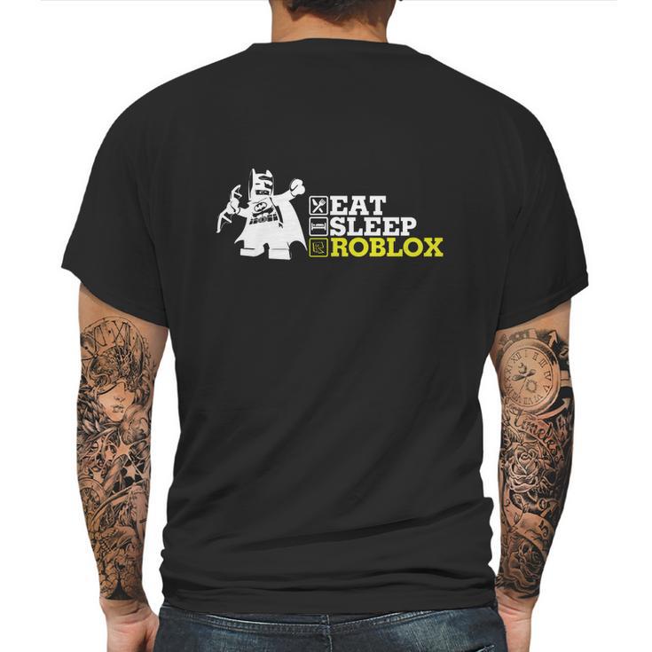 Roblox T Shirt Eat Sleep Roblox Repeat Mens Back Print T-shirt