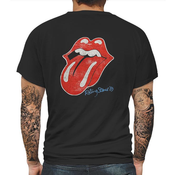 Rolling Stones The 89’ Distressed Print Tongue Mens Back Print T-shirt