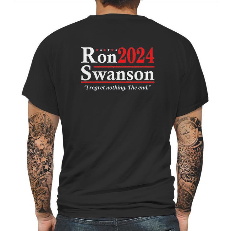 Ron Swanson 2024 Mens Back Print T-shirt