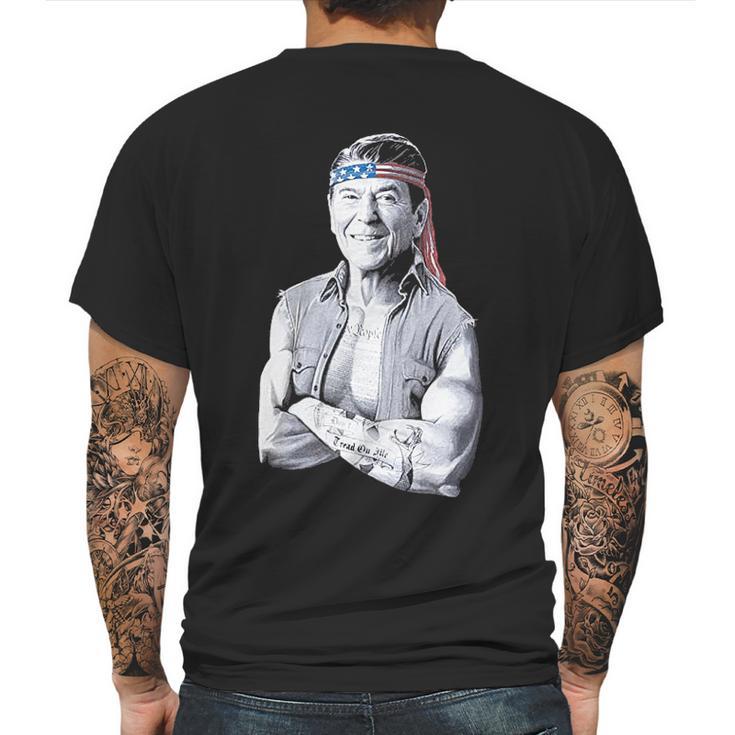 Ronald Reagan American Icon Mens Back Print T-shirt