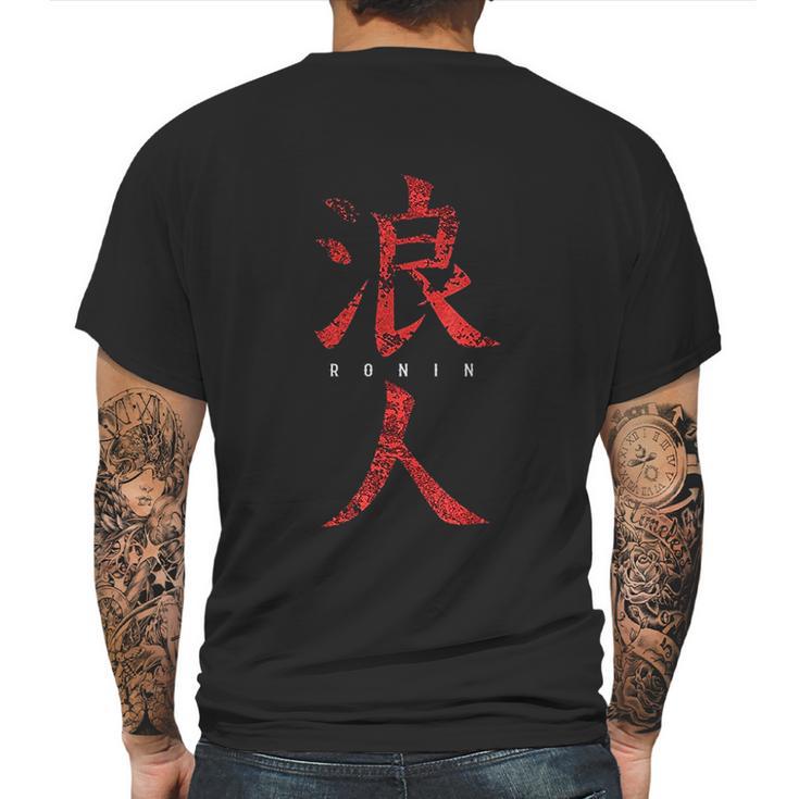 Ronin Samurai Without A Lord Mens Back Print T-shirt