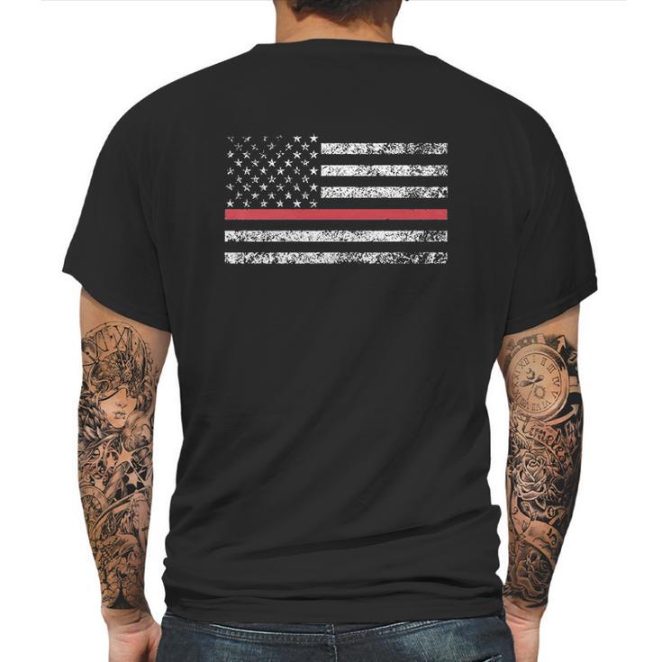 Rothco Thin Red Line Mens Back Print T-shirt