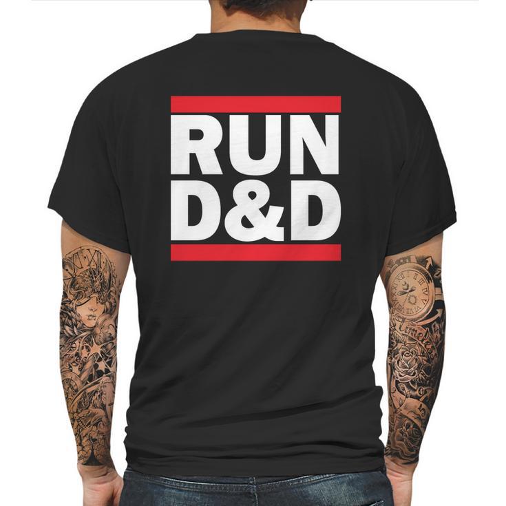 Run Dungeons And Dragons Shirt Mens Back Print T-shirt