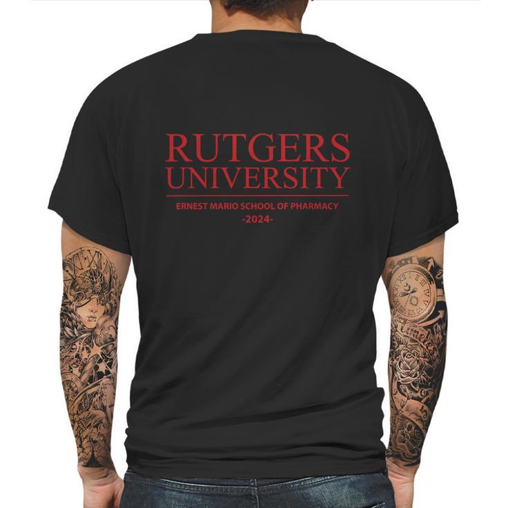 Rutgers Ernest Mario School Of Pharmacy Class Of 2024 Mens Back Print T-shirt