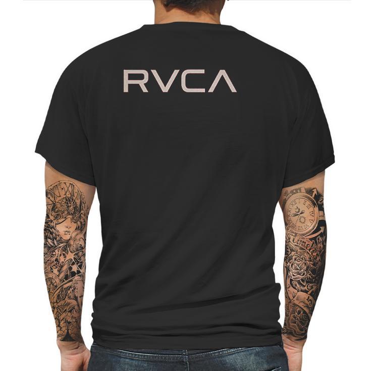 Rvca Mens Red Stitch Graphic Crew Mens Back Print T-shirt