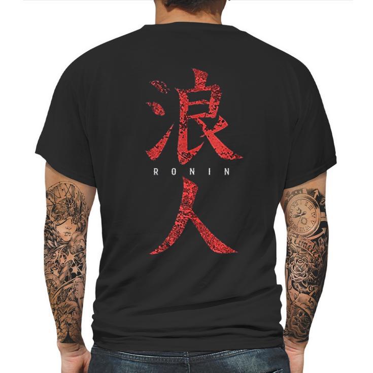 Samurai Warrior Without A Lord Musashi Mens Back Print T-shirt