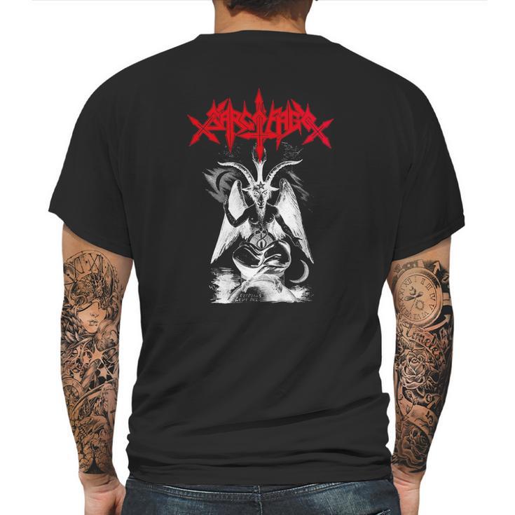 Sarcofago Goat Of Mendes Mens Back Print T-shirt