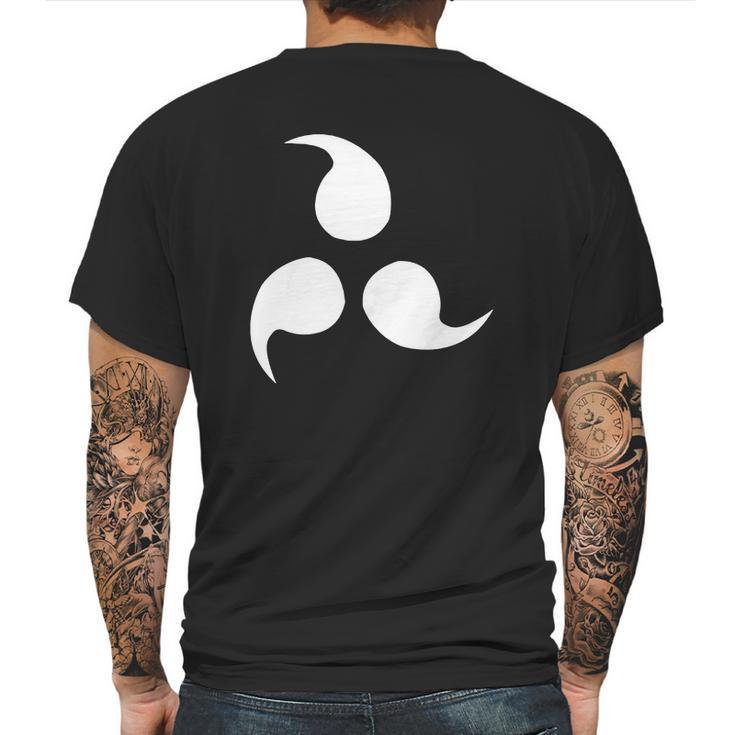 Sasuke Curse Mark Mens Back Print T-shirt