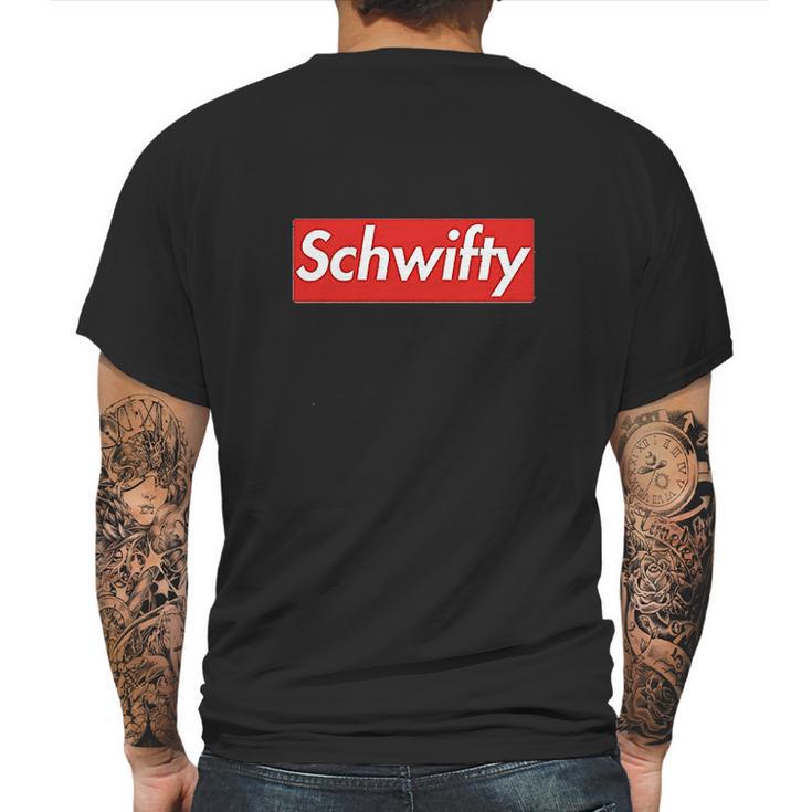 Schwifty Mens Back Print T-shirt