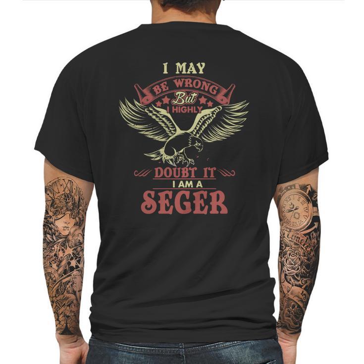 Seger Seger Tshirt Seger Hoodie Mens Back Print T-shirt