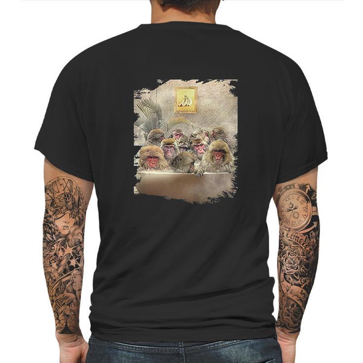 Self Care Bathing Ape Monkey Bath Mens Back Print T-shirt