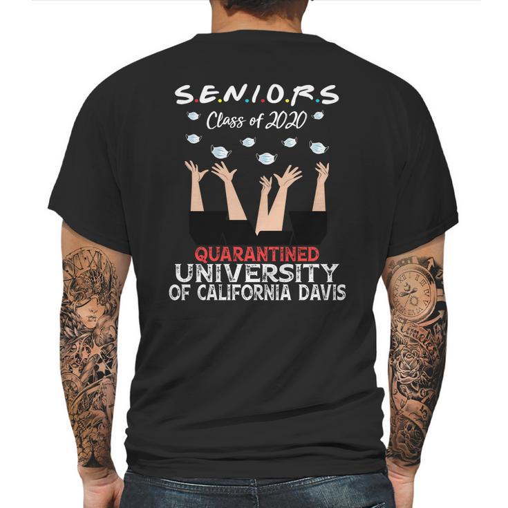 Senior Class Of 2020 Graduation Social Distancing University Of California Davis 2020 Mens Back Print T-shirt