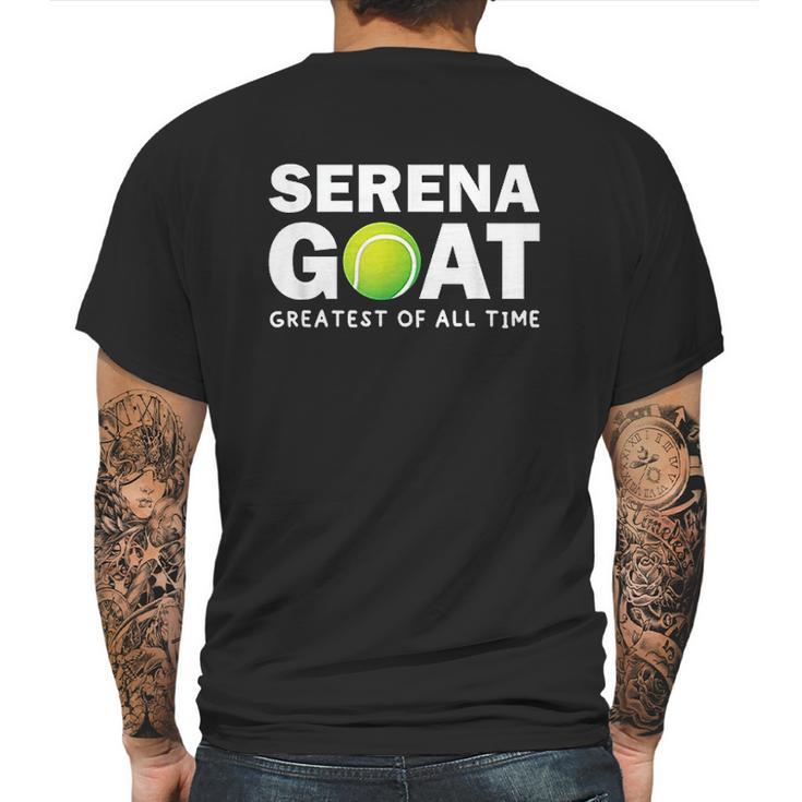 Serena Goat Greatest Female Athlete Of All Time Mens Back Print T-shirt