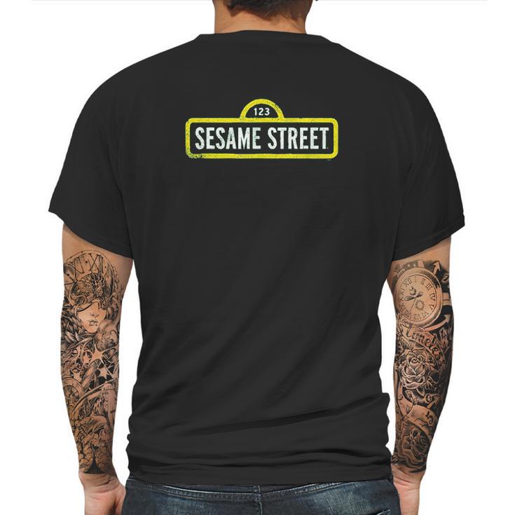 Sesame Street Rough Mens Back Print T-shirt