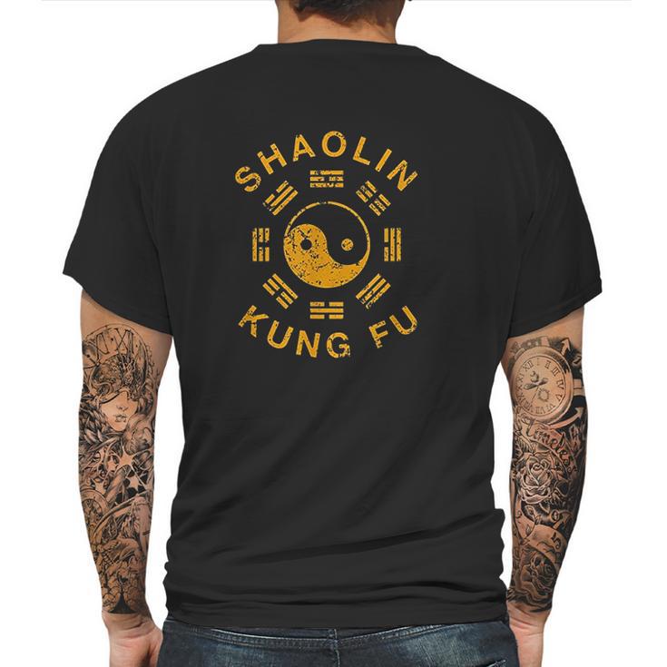 Shaolin Kung Fu Martial Arts Training Mens Back Print T-shirt