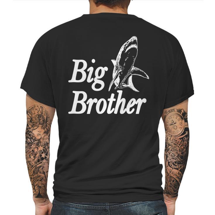 Shark Big Brother Logo Mens Back Print T-shirt