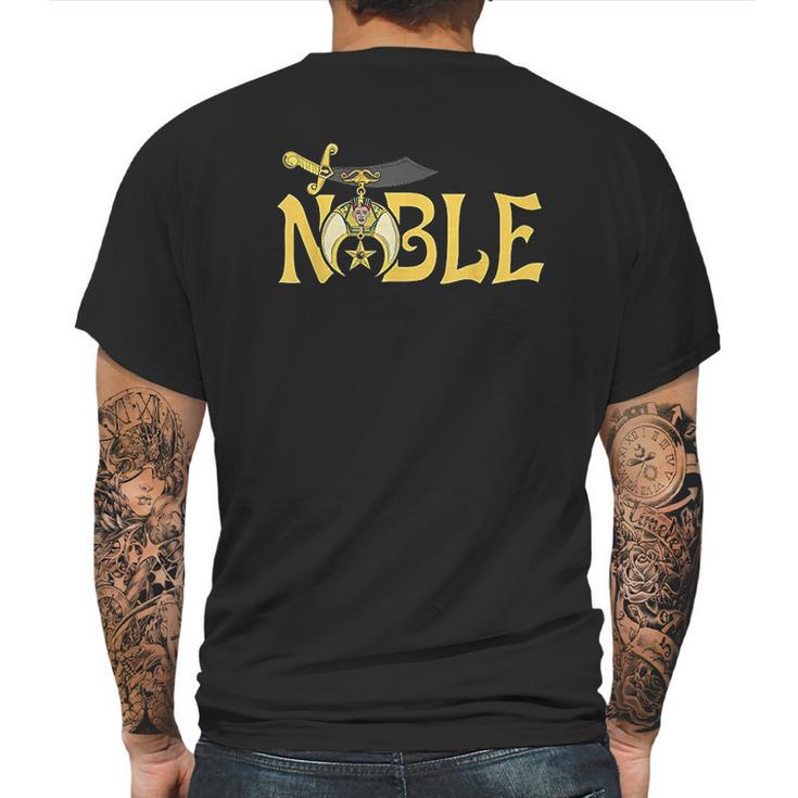 Shriner Noble Symbol Mens Back Print T-shirt