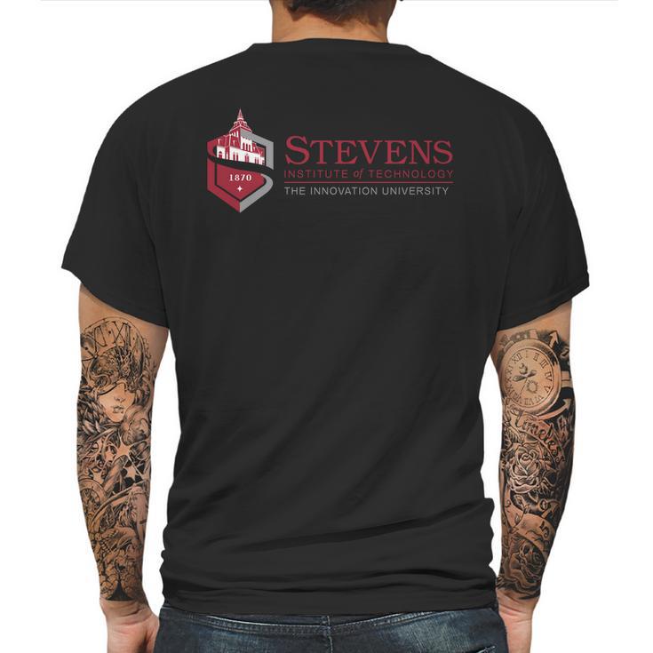 Simple Logo Stevens Institute Of Technology 2020 Mens Back Print T-shirt