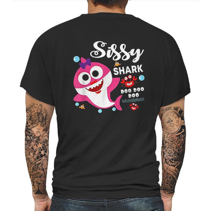 Sissy Shark Doo Doo Doo Matching Family Shark Mens Back Print T-shirt