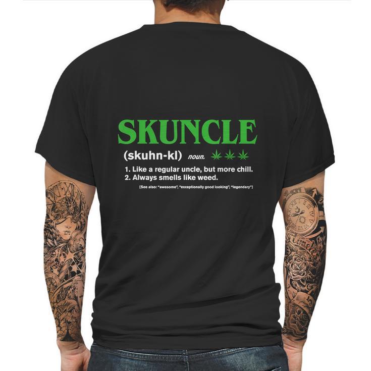 Mens Skuncle Definition - Funny Gift Marijuana Weed Fun Uncle ShirtShirt Hoodie Mens Back Print T-shirt