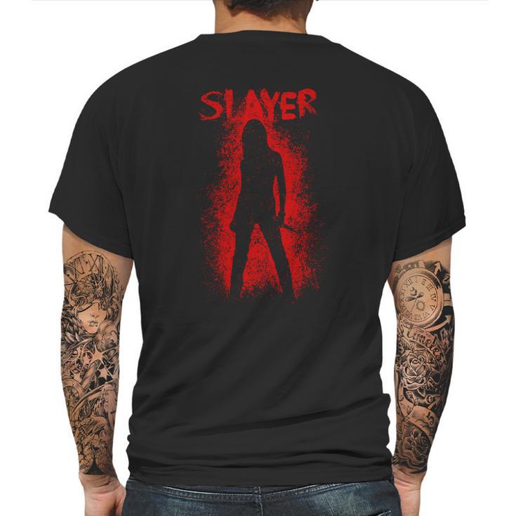 Slayer Buffy The Vampire Slayer Mens Back Print T-shirt