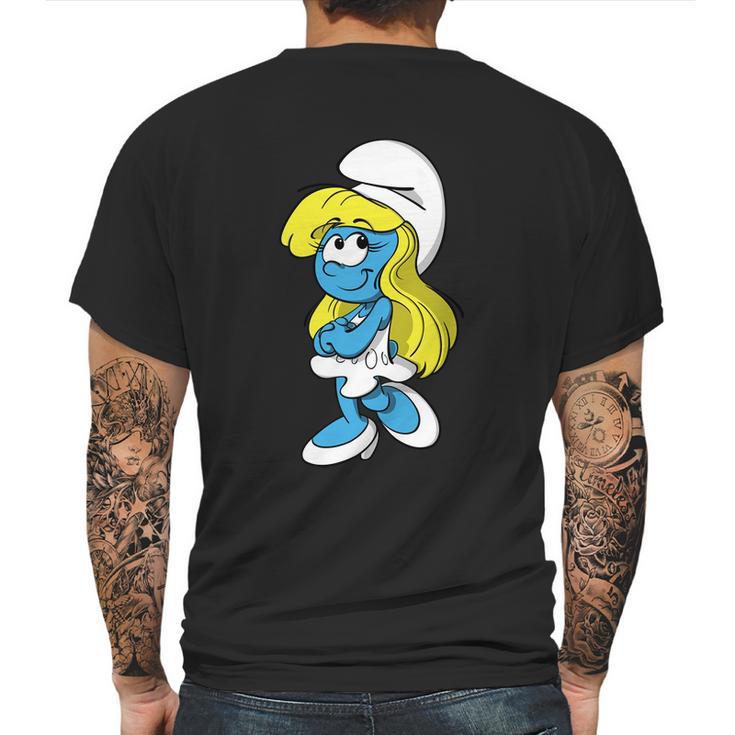 Smurfette Mens Back Print T-shirt