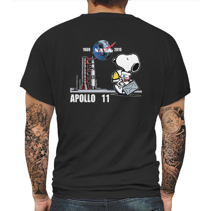 Snoopy 1969 Nasa 2019 Apollo 11 Shirt Mens Back Print T-shirt