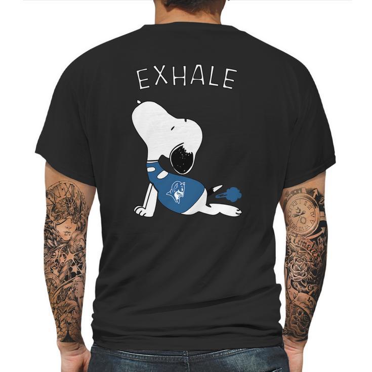 Snoopy Exhale Duke Mens Back Print T-shirt