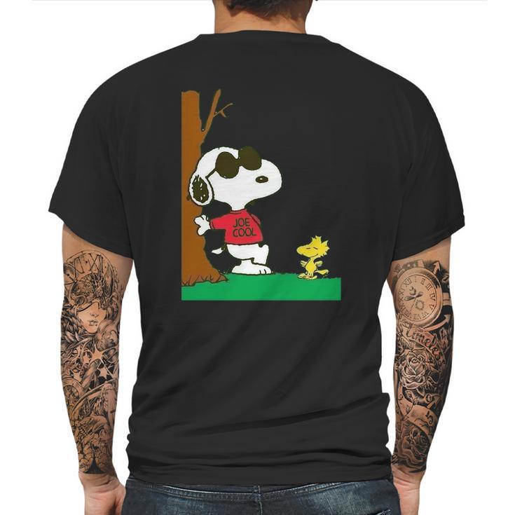 Snoopy Joe Cool And Woodstock T Shirt Mens Back Print T-shirt