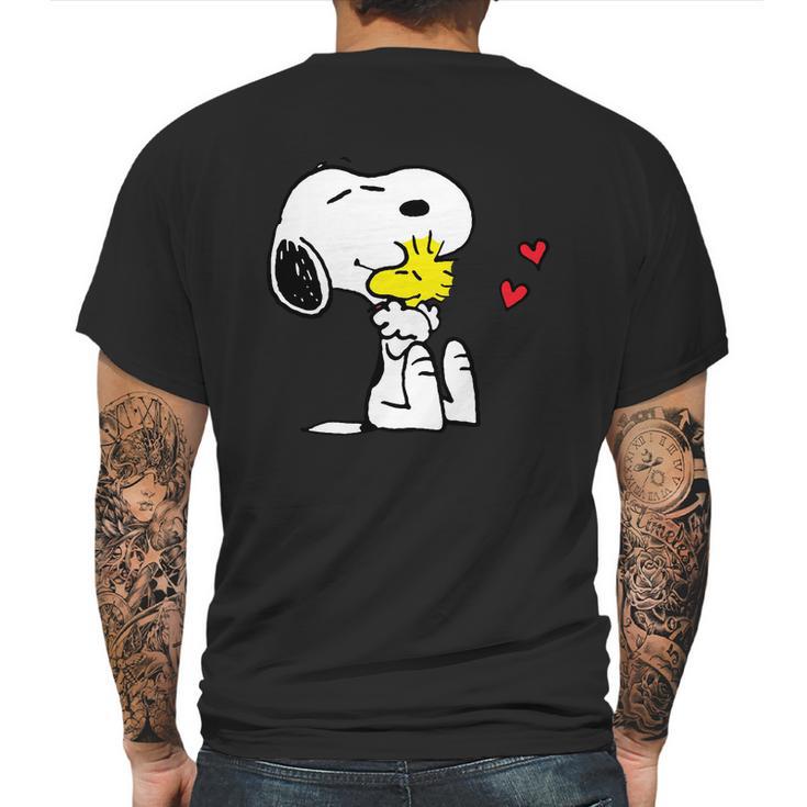 Snoopy Love Mens Back Print T-shirt