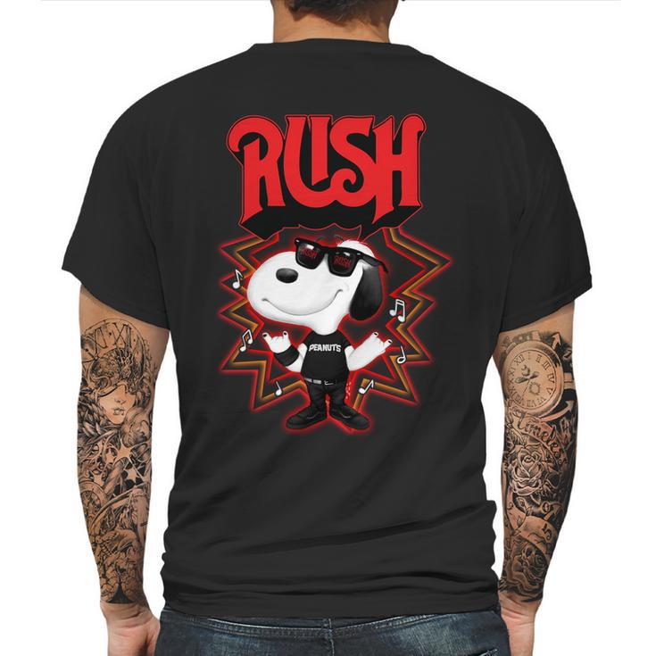 Snoopy Rush Mens Back Print T-shirt