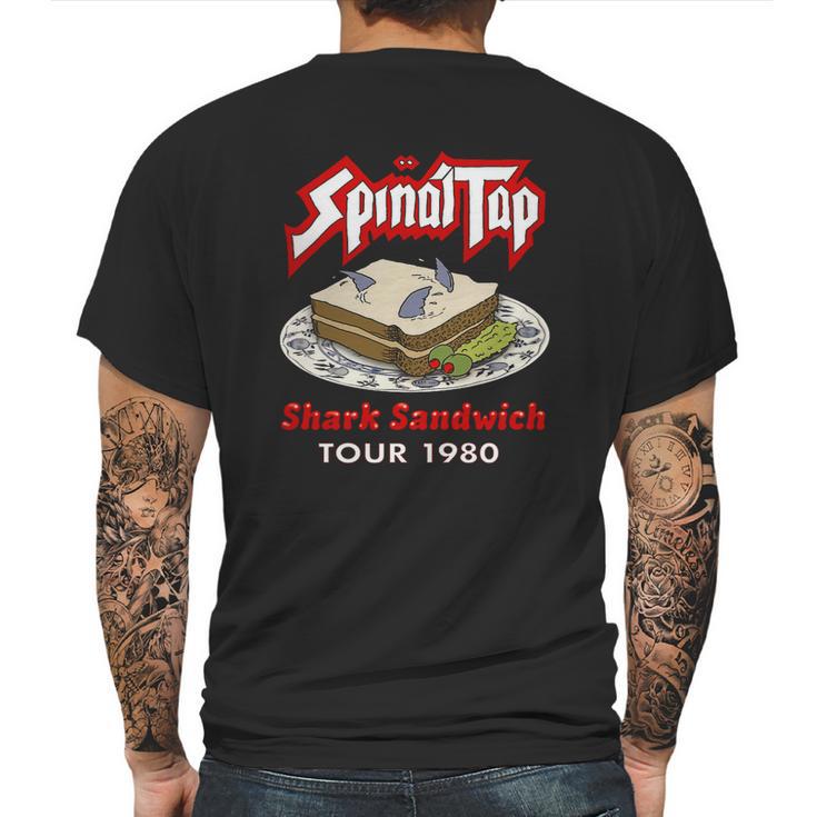 Spinal Tap - Shark Sandwich 1980 Mens Back Print T-shirt