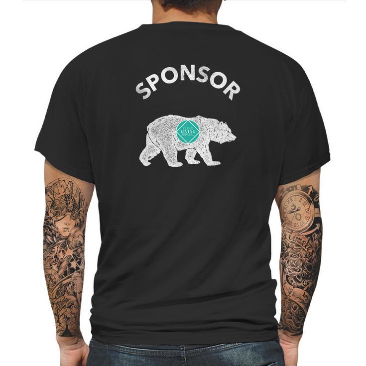 Sponsor Bear Narcotics Anonymous Na Aa Gifts Mens Back Print T-shirt