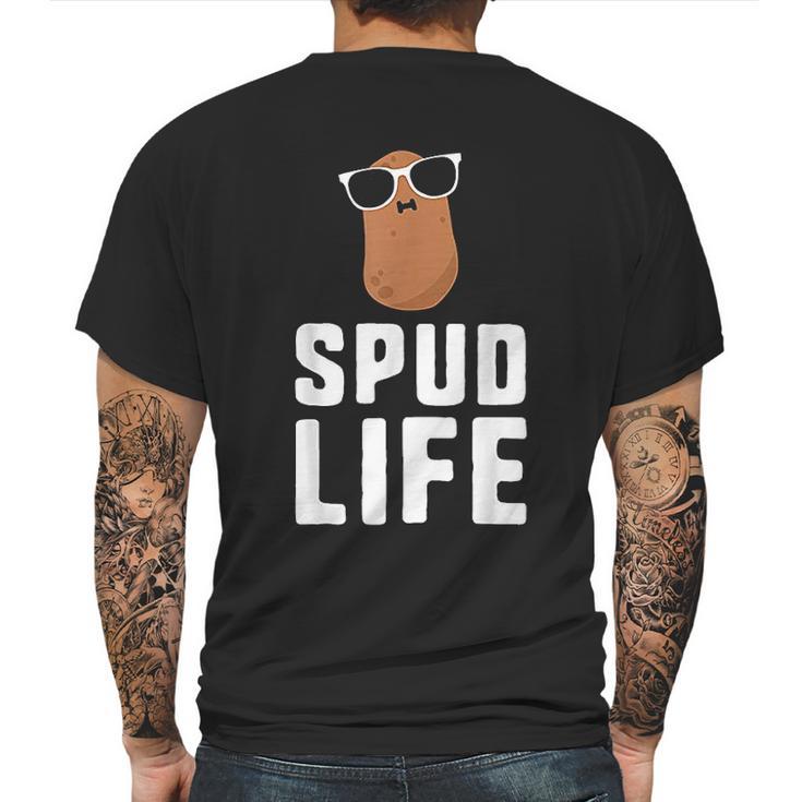 Spud Life Funny Potato Food Humor Vegetable Gift Mens Back Print T-shirt