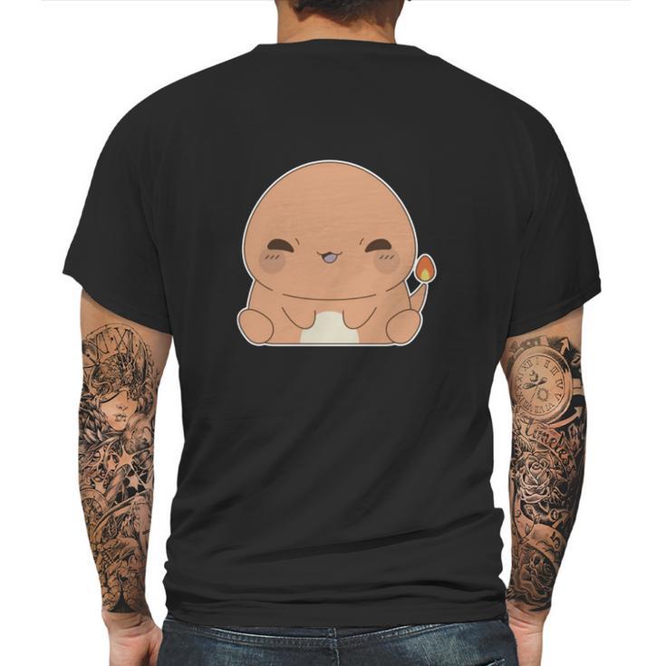 Squee Charmander Mens Back Print T-shirt