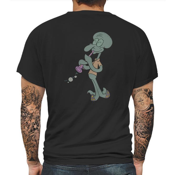 Squidward Shirt Mens Back Print T-shirt