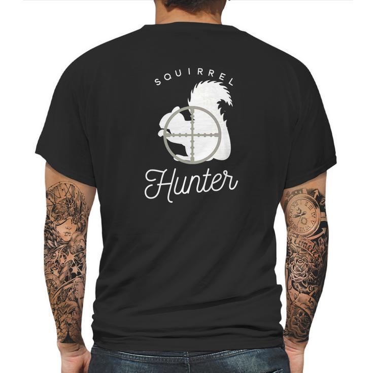 Squirrel Hunter Funny Gift Mens Back Print T-shirt