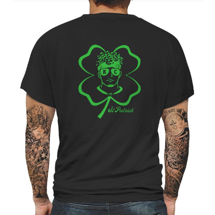 St Patrick Mahomes Shirt Mens Back Print T-shirt