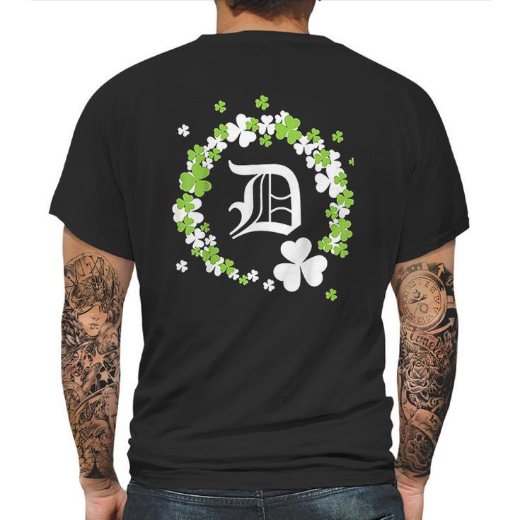 St Patricks Day Detroit Michigan Mens Back Print T-shirt