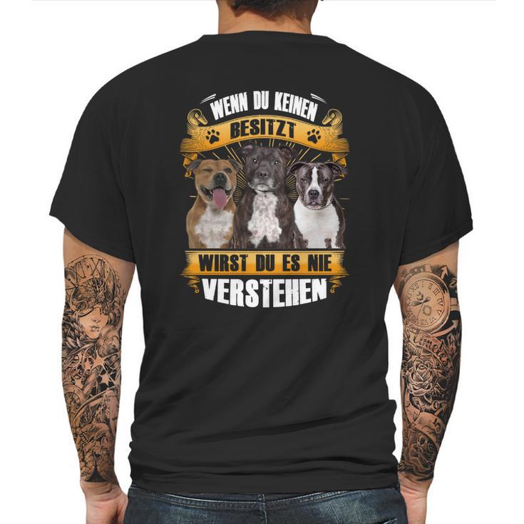 Staffordshire Bull Terrier  Wenn Du Keinen Besitzt Mens Back Print T-shirt